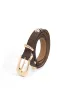 Teardrop Studded Belt in Coffee sold by ettika