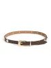 Teardrop Studded Belt in Coffee sold by ettika