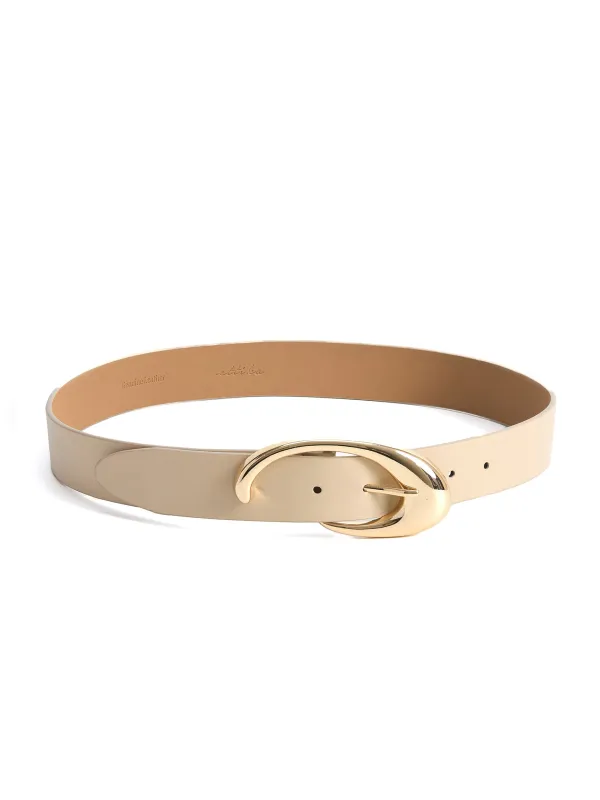Sculpted Flow Belt in Ivory sold by ettika