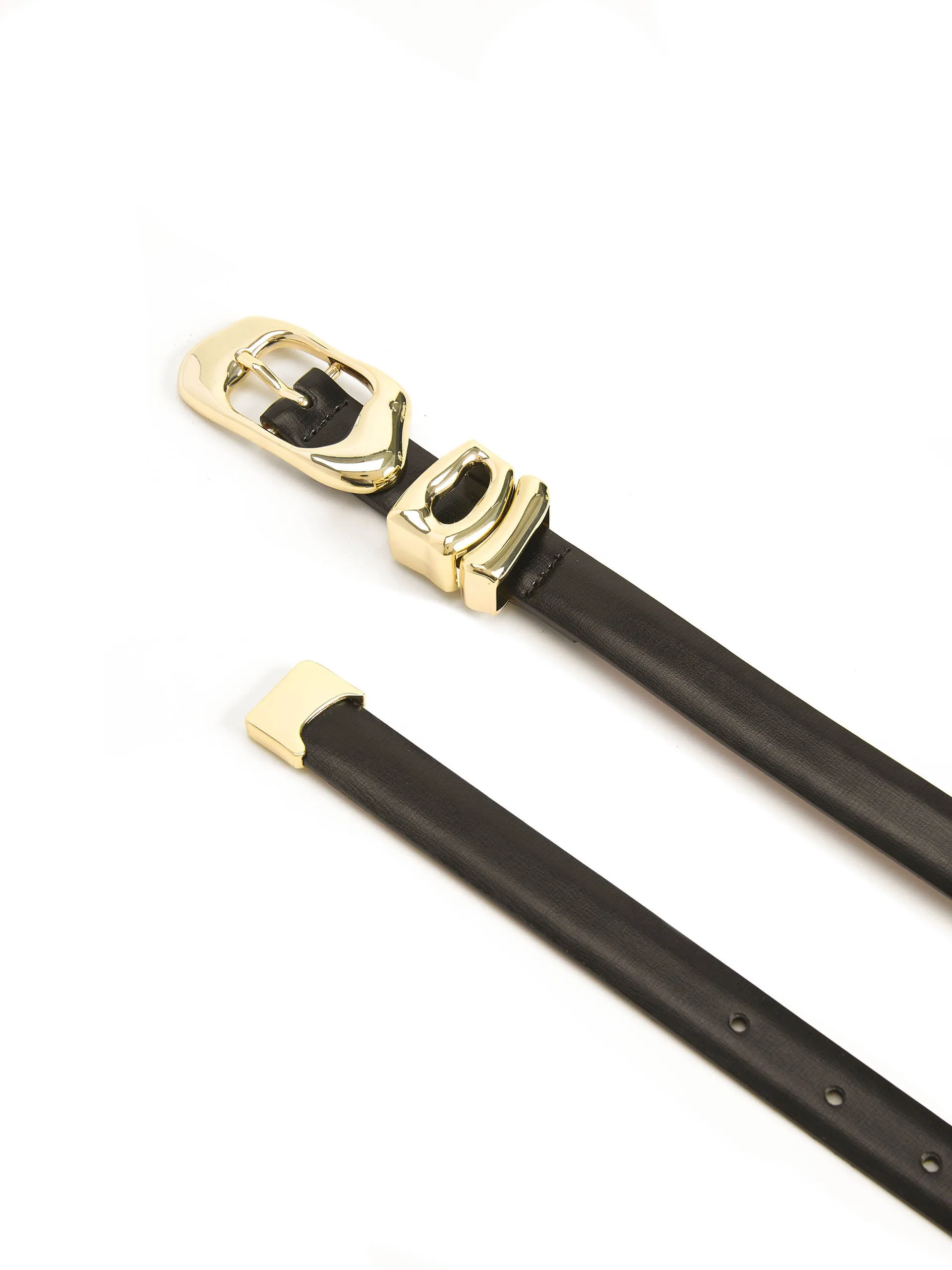 Molten Metal Belt in Black sold by ettika product image thumbnail 4