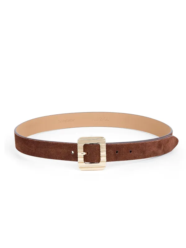 Timeless Texture Belt in Warm Truffle sold by ettika