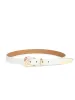 Modern Saddle Belt in Vanilla sold by ettika