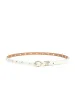 Classic Studded Skinny Belt in Vanilla sold by ettika