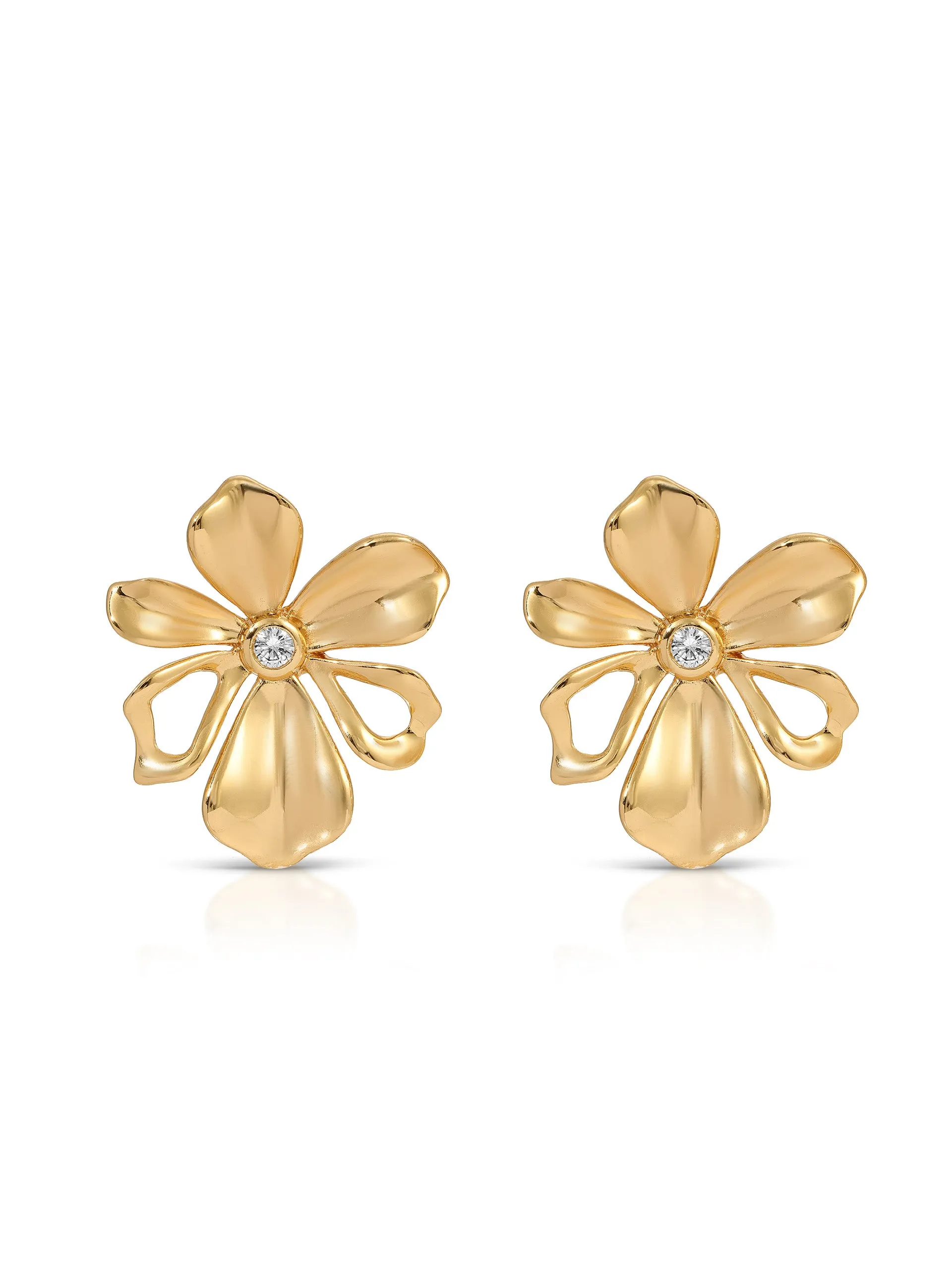 Petals Stud Earrings sold by ettika
