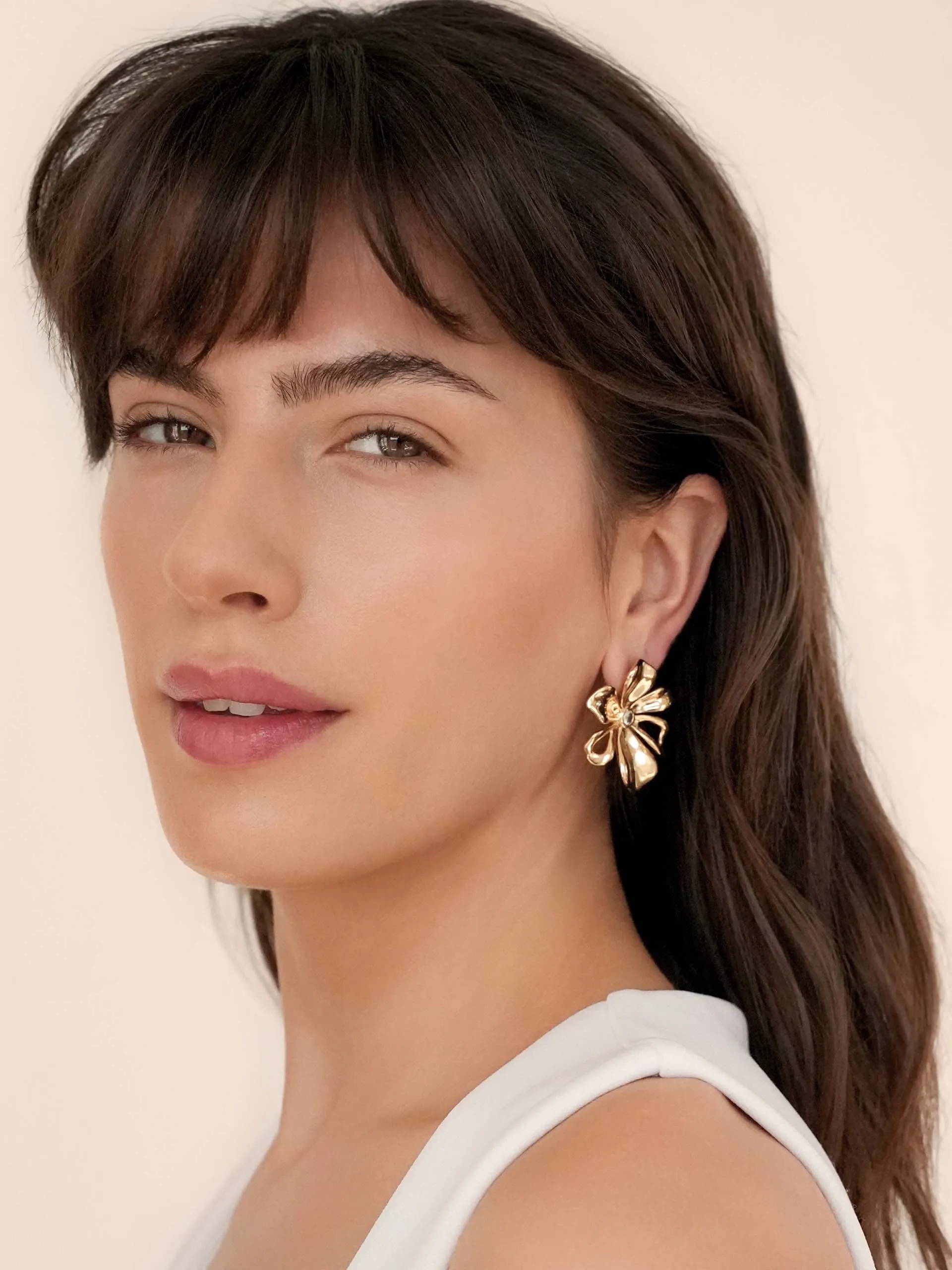 Petals Stud Earrings sold by ettika product image thumbnail 5
