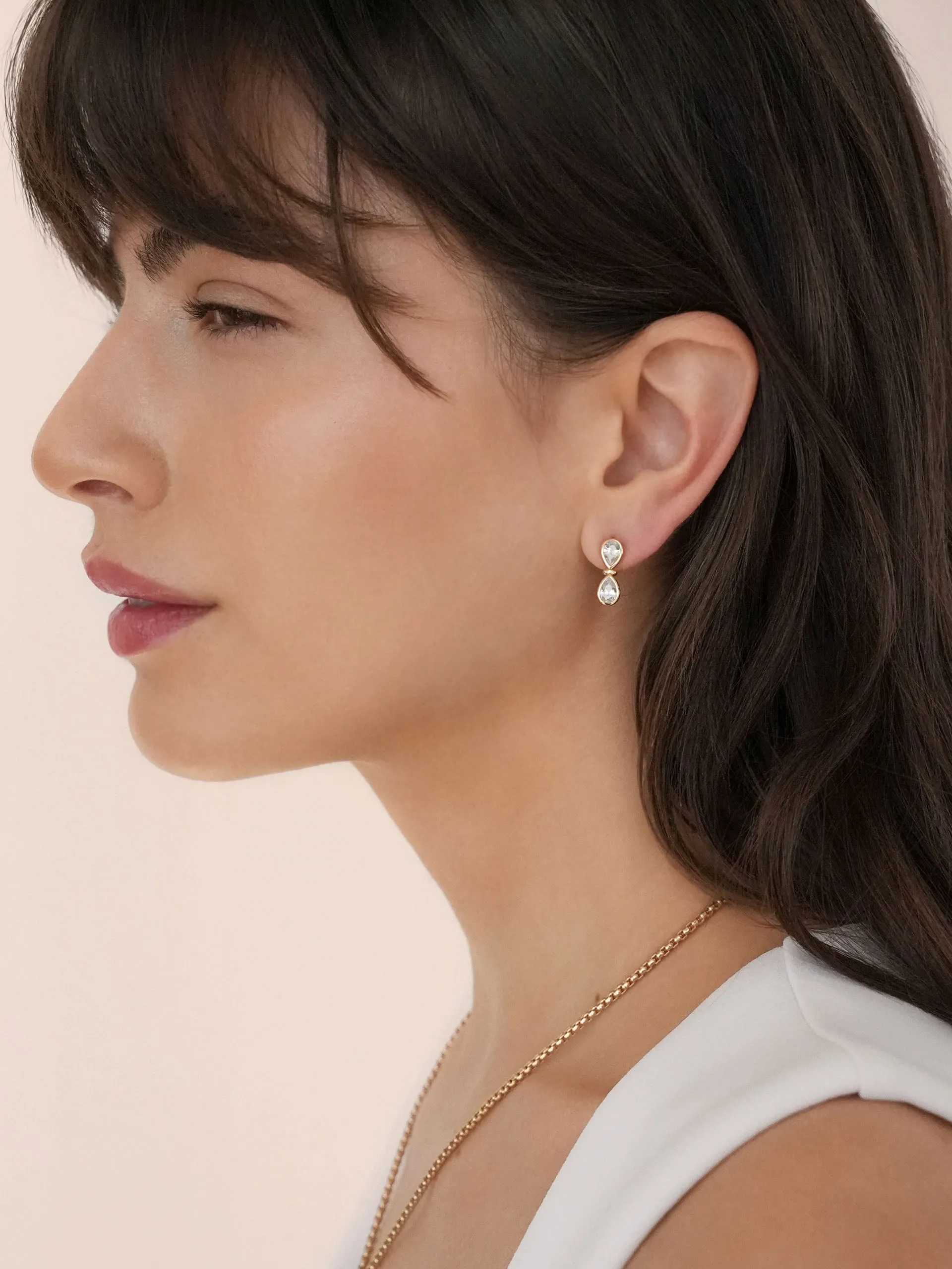 Infinity Crystal Studs sold by ettika product image thumbnail 4