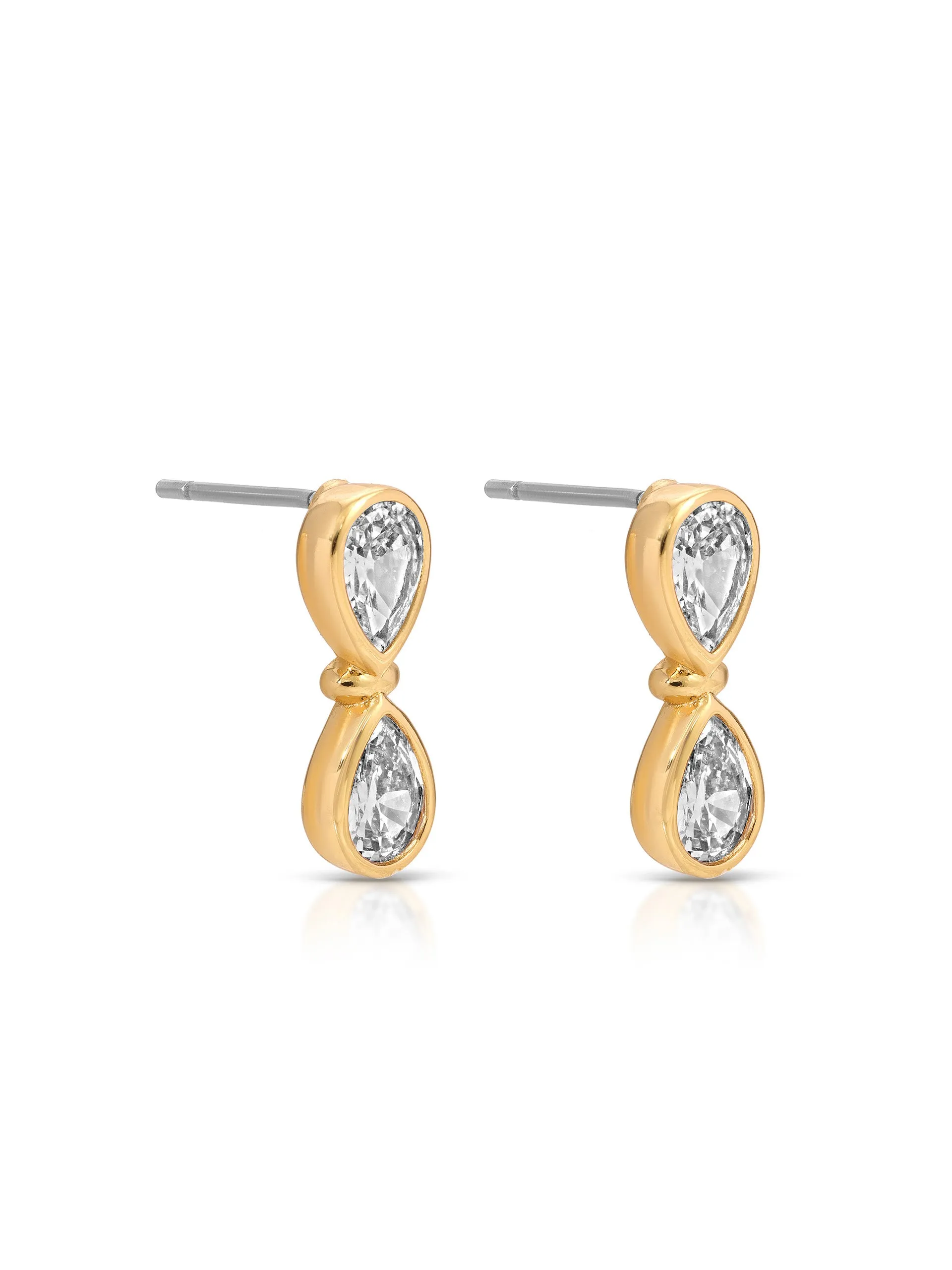 Infinity Crystal Studs sold by ettika product image thumbnail 3