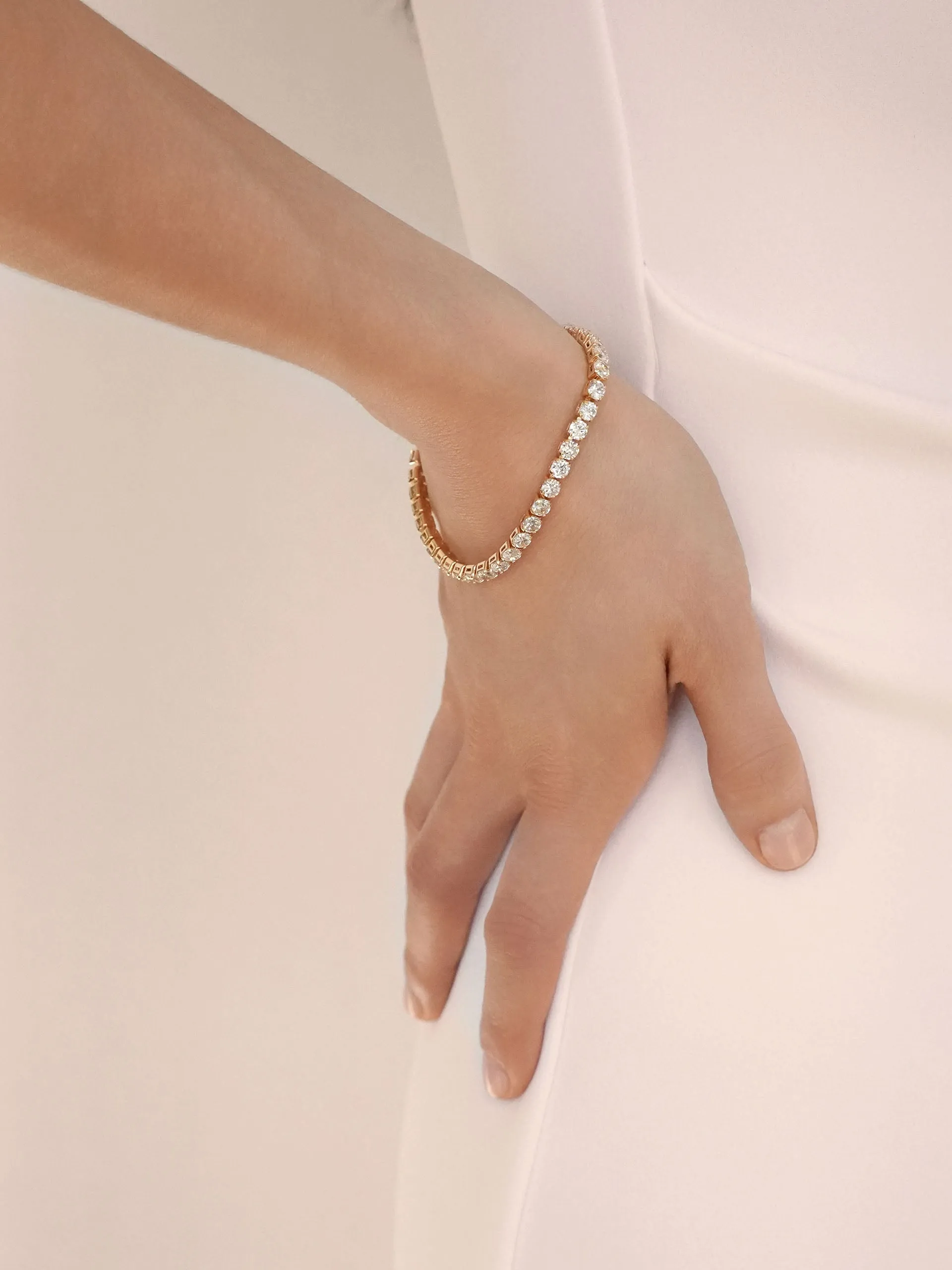 Single Row Tennis Bracelet sold by ettika product image thumbnail 2