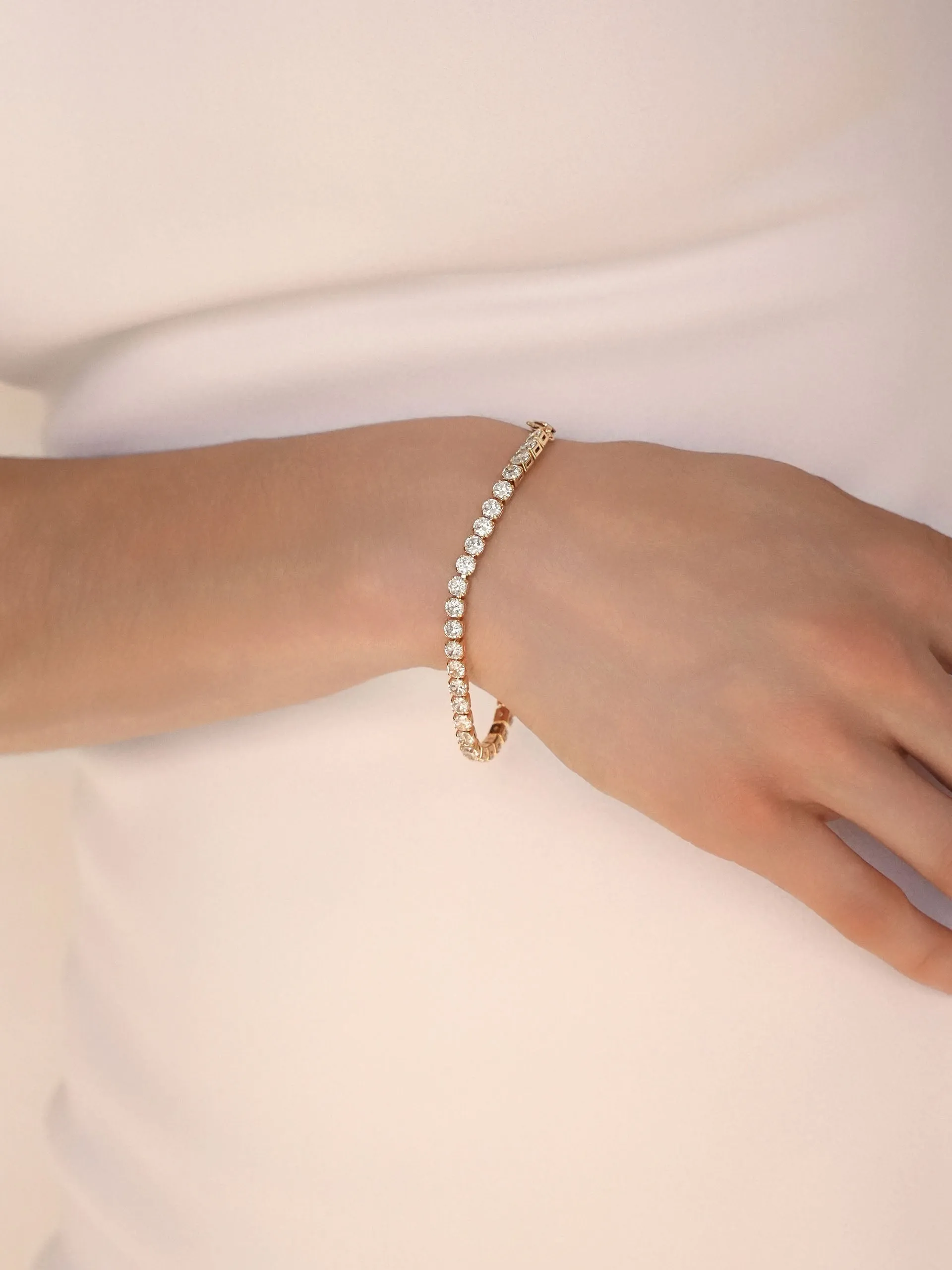 Single Row Tennis Bracelet sold by ettika product image thumbnail 4