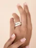 Modern Dome Ring Set sold by ettika