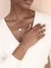 Crystal Dotted Hand Chain sold by ettika