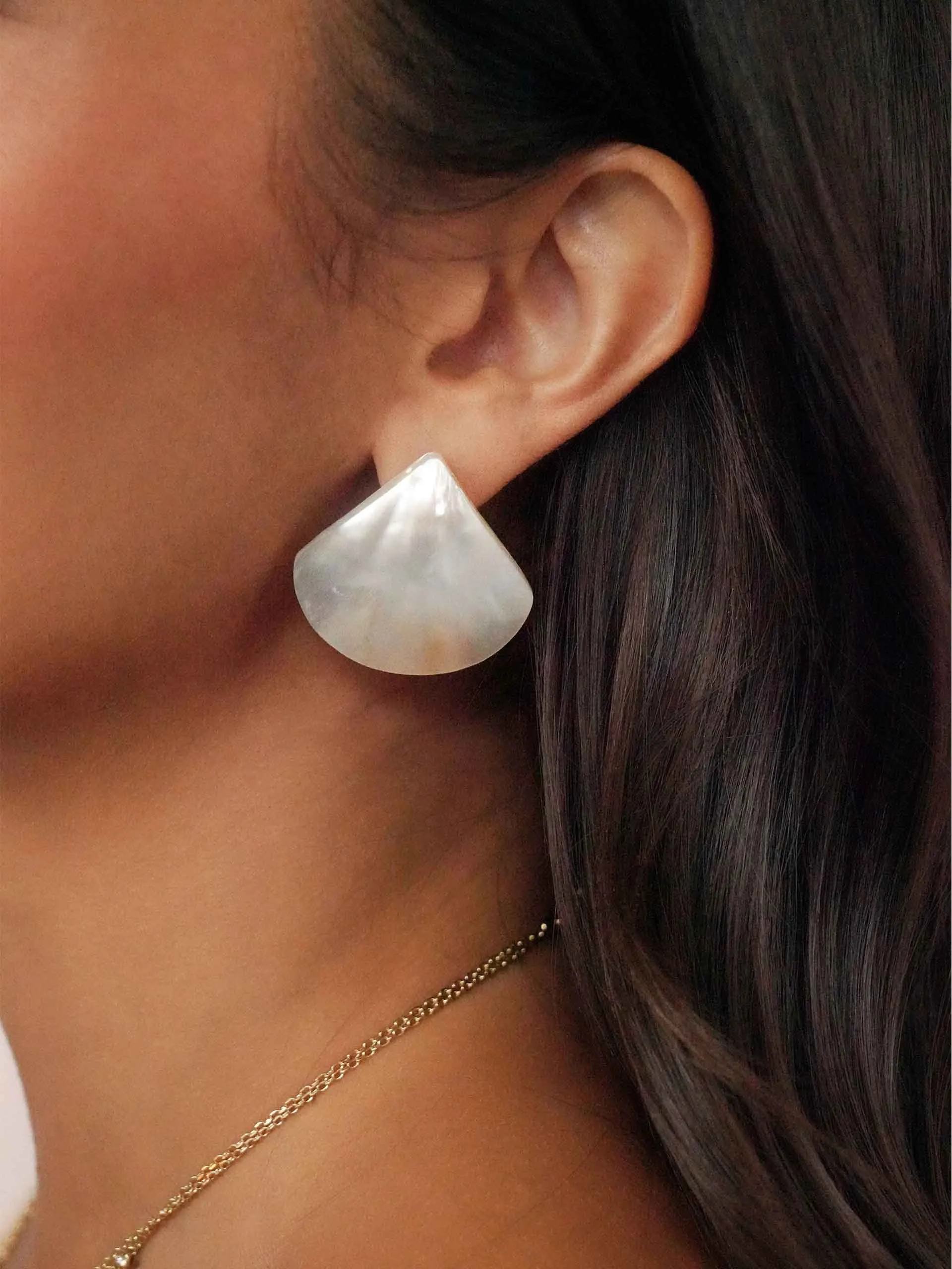 Rising Tide Pearl Studs sold by ettika product image thumbnail 2