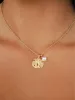 Sand Dollar Charm Necklace sold by ettika