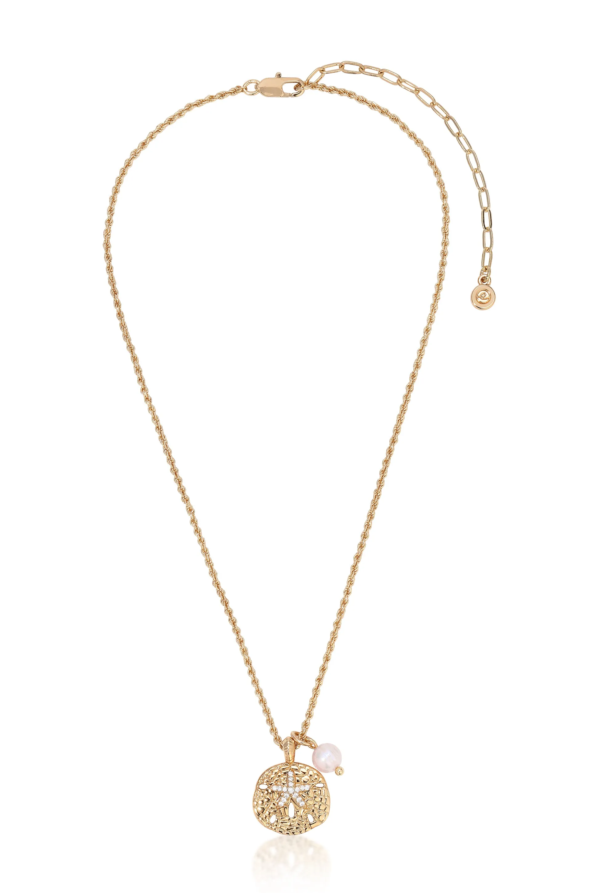 Sand Dollar Charm Necklace sold by ettika product image thumbnail 3