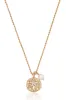 Sand Dollar Charm Necklace sold by ettika