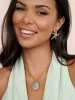 Amazonite Pendant Necklace sold by ettika
