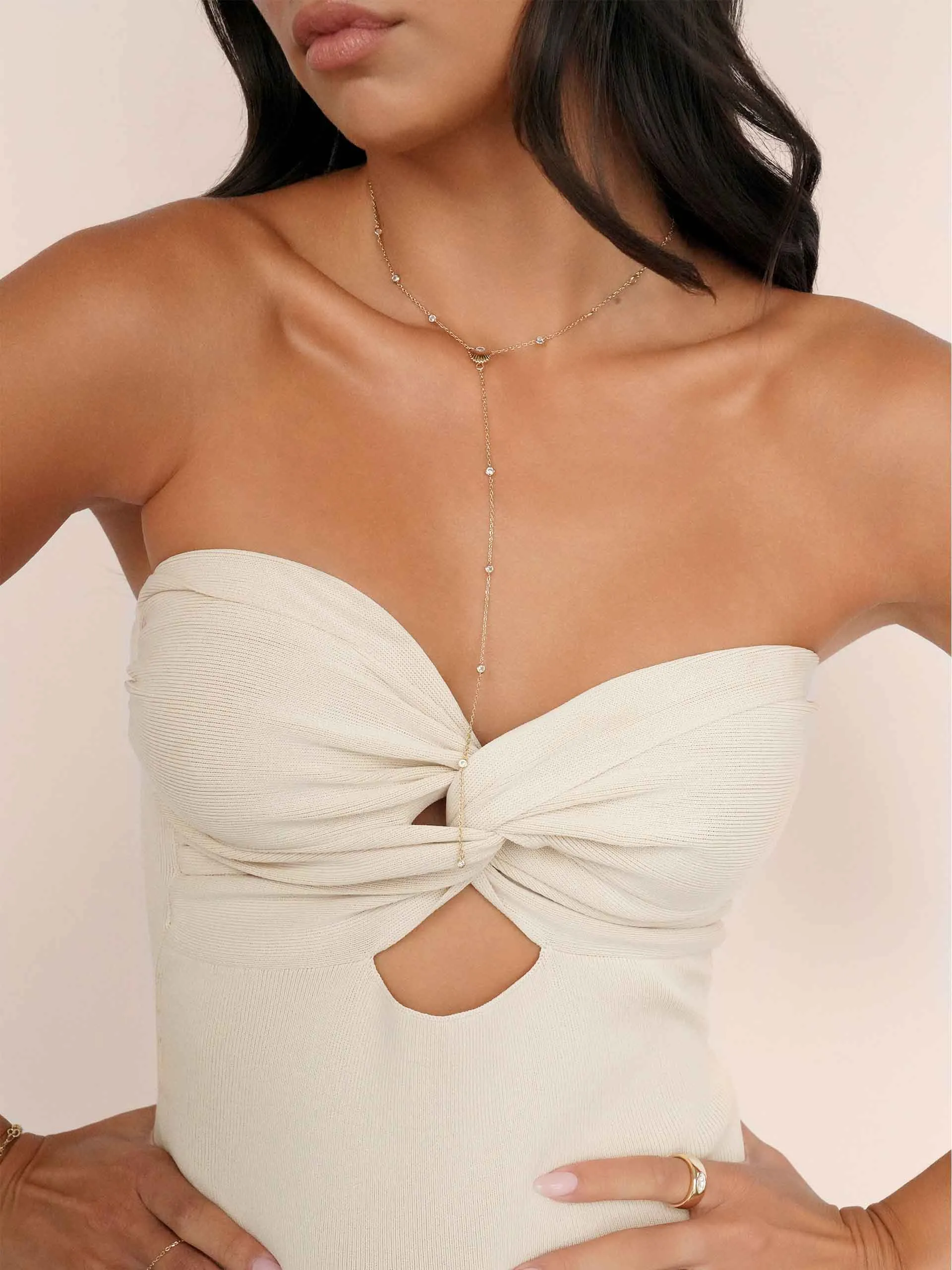 Santorini Shell Lariat sold by ettika product image thumbnail 5