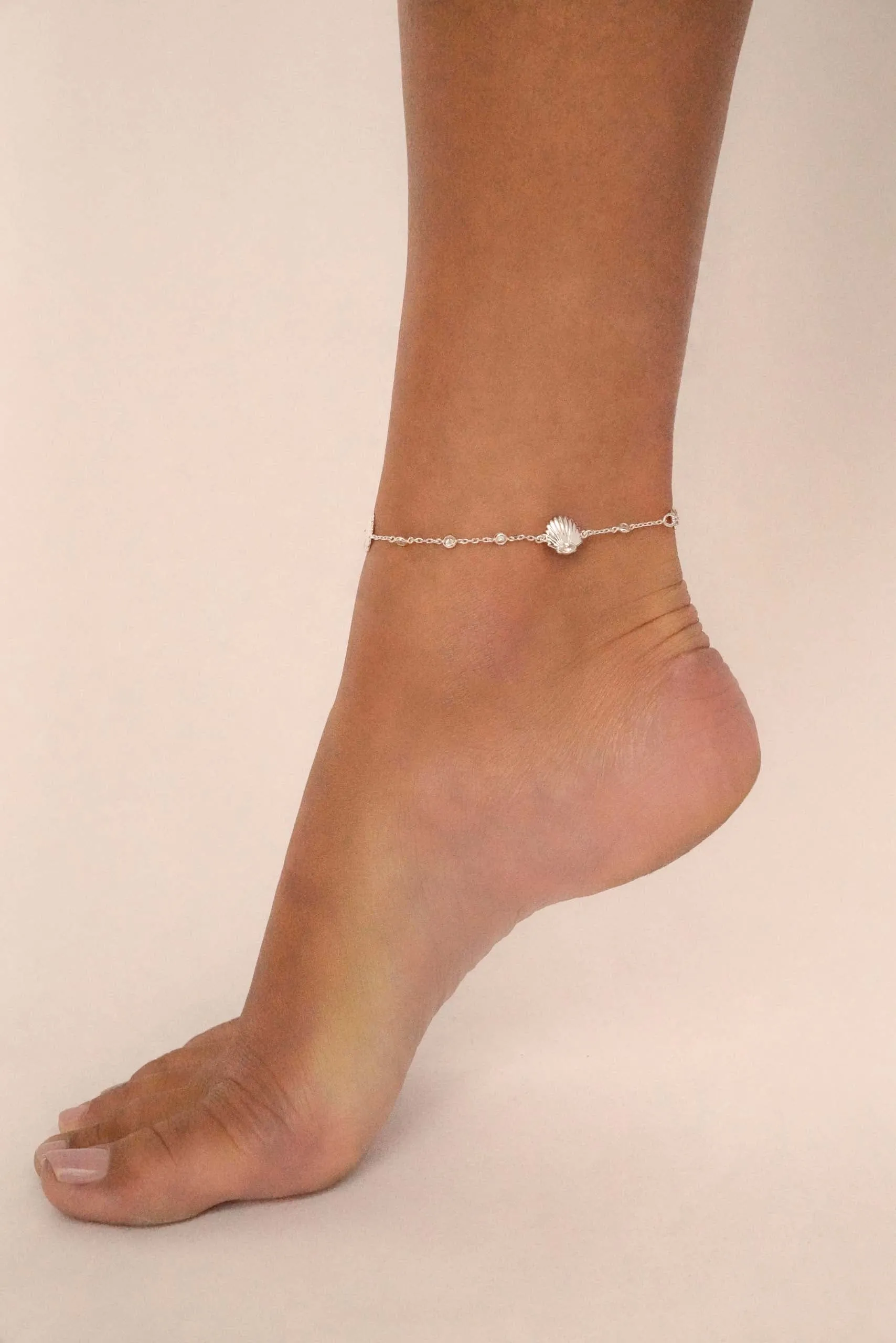 Santorini Shell Anklet sold by ettika product image thumbnail 4