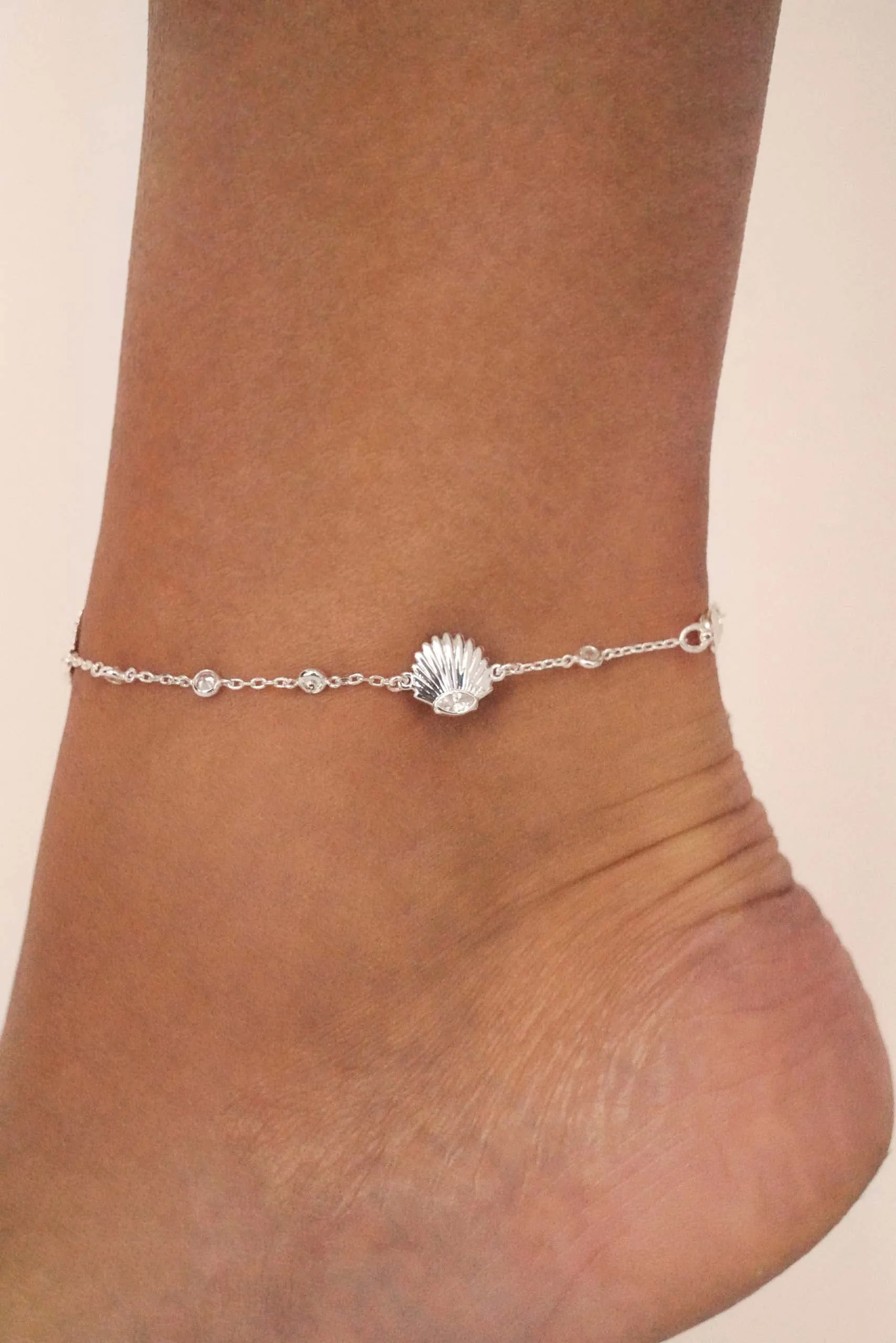 Santorini Shell Anklet sold by ettika product image thumbnail 3