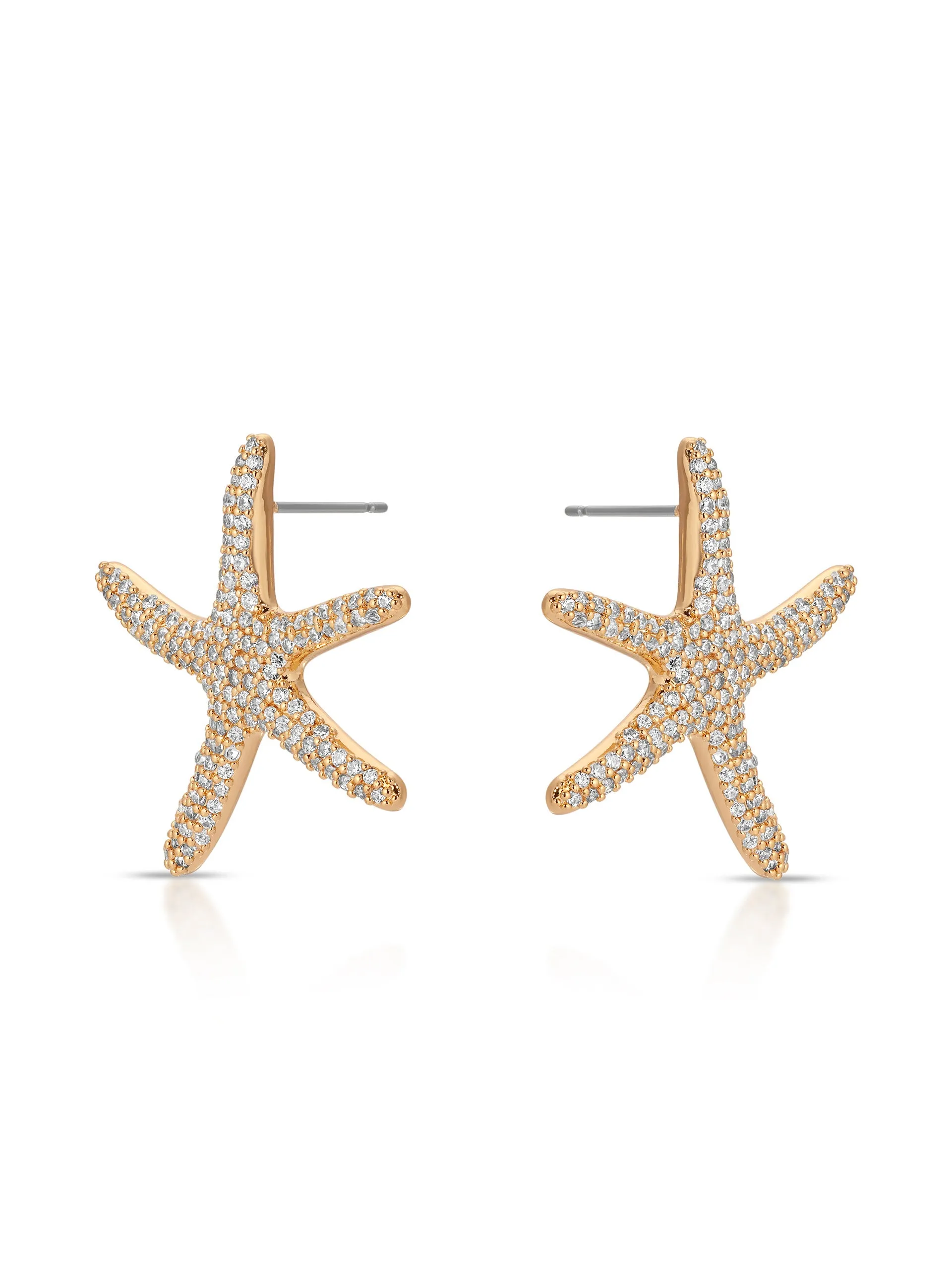 Pavè Starfish Earrings sold by ettika product image thumbnail 3