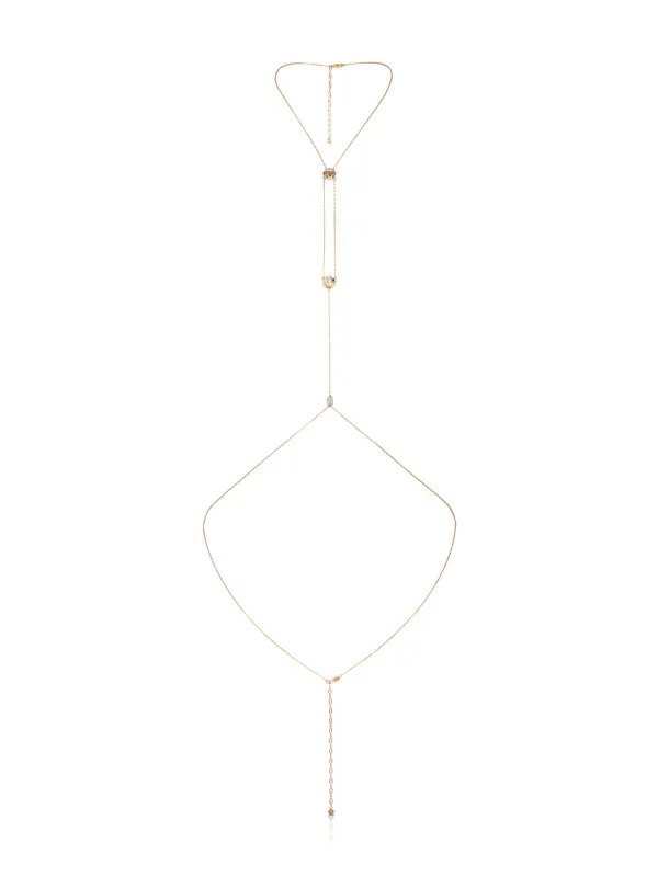 Dainty Shell Body Chain sold by ettika