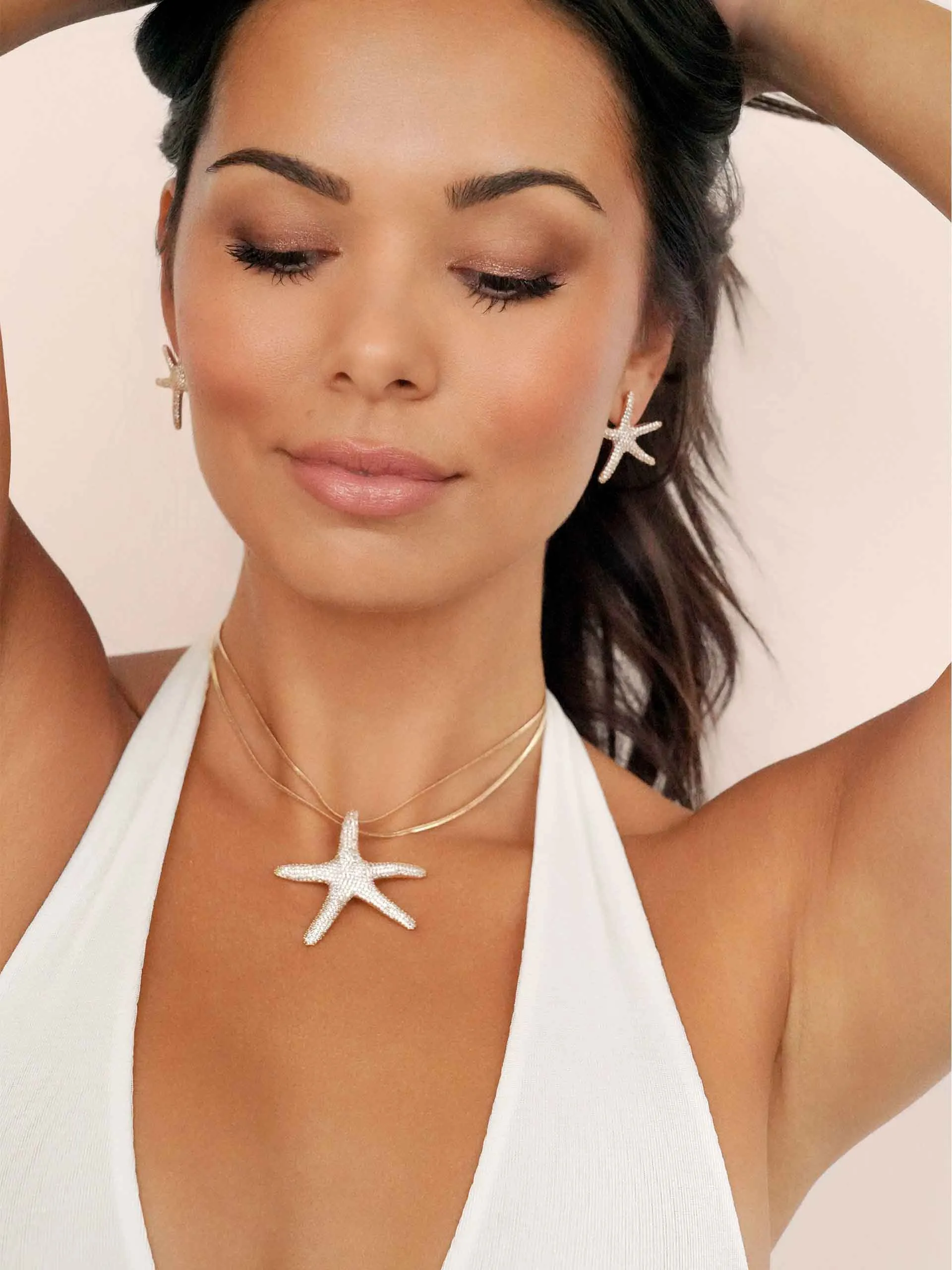 Pavè Starfish Necklace sold by ettika product image thumbnail 4