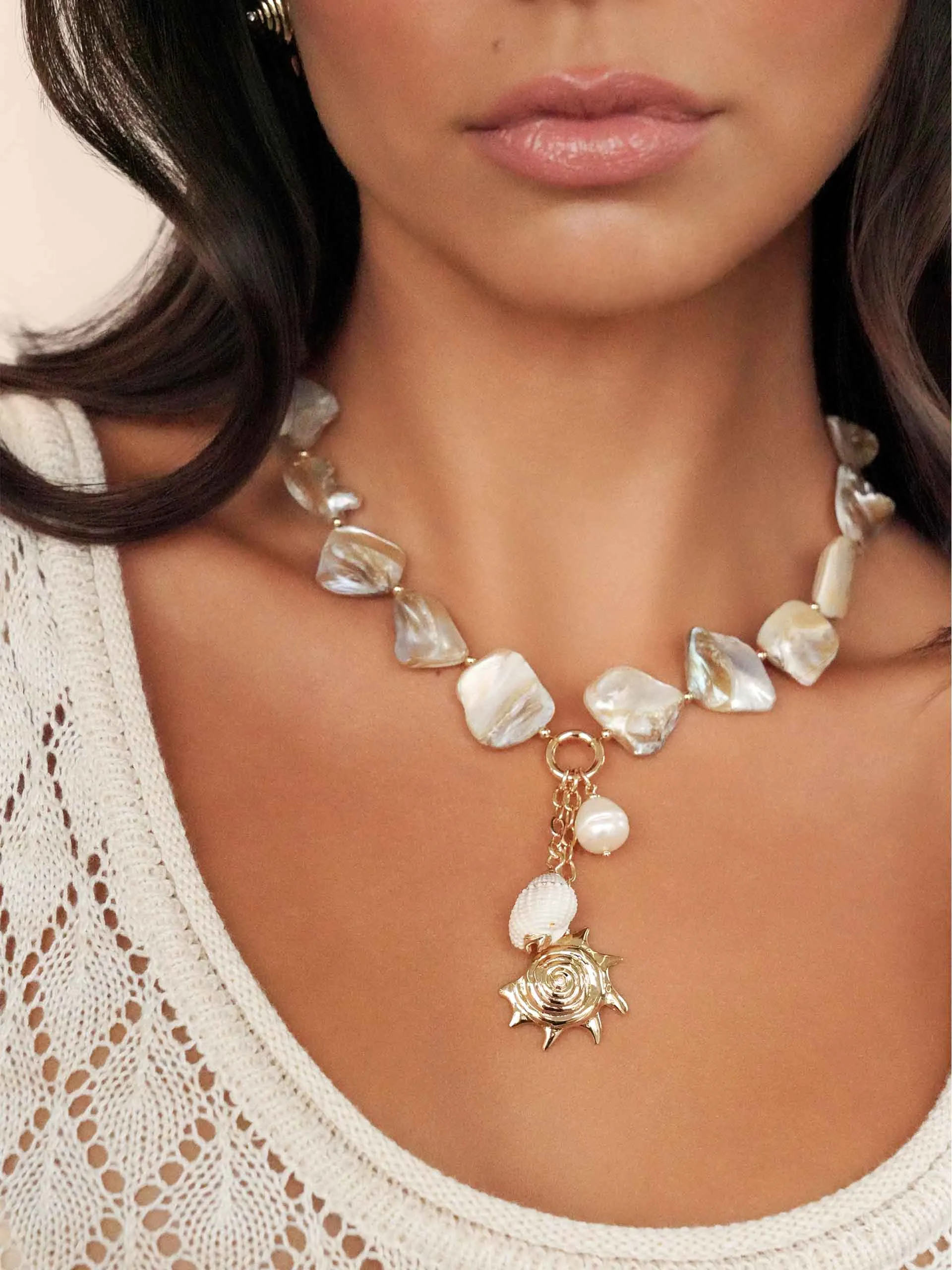 True Shell Necklace sold by ettika product image thumbnail 2