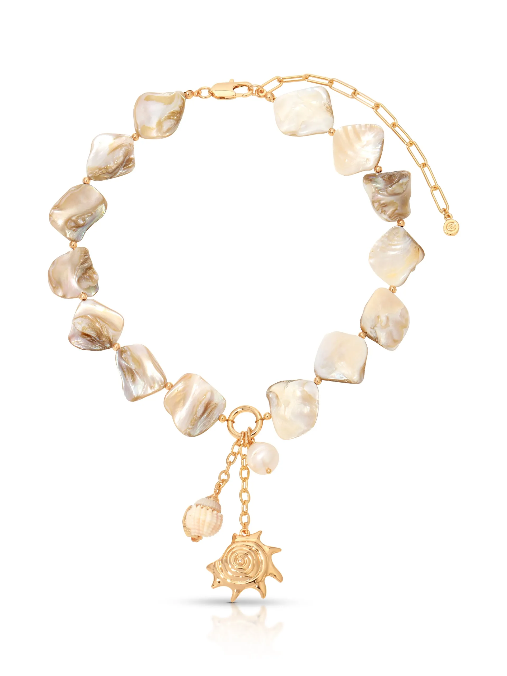 True Shell Necklace sold by ettika