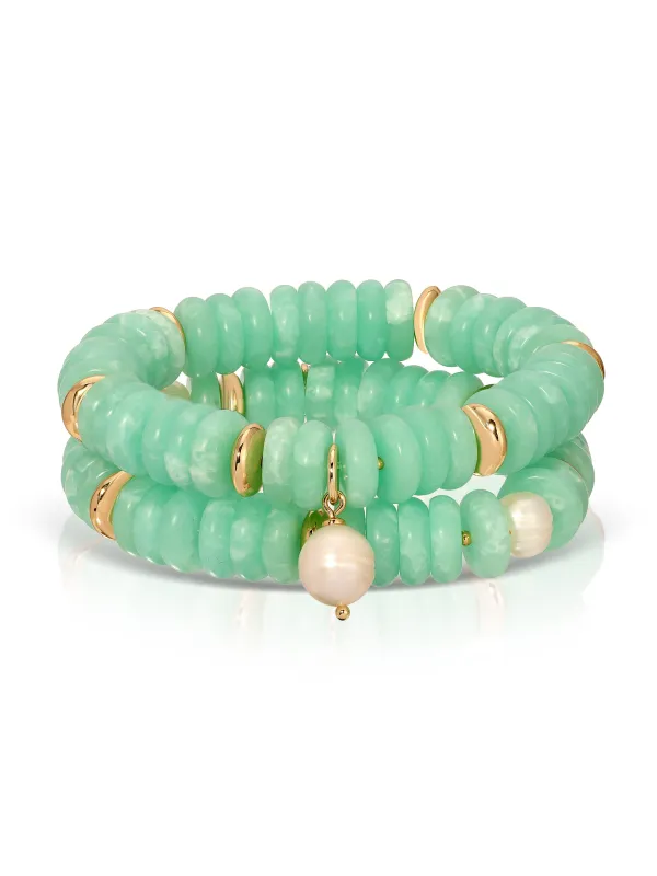Saint Tropez Stretch Bracelet Set sold by ettika