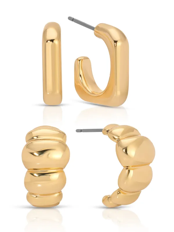 Everyday Ear Stack Set sold by ettika