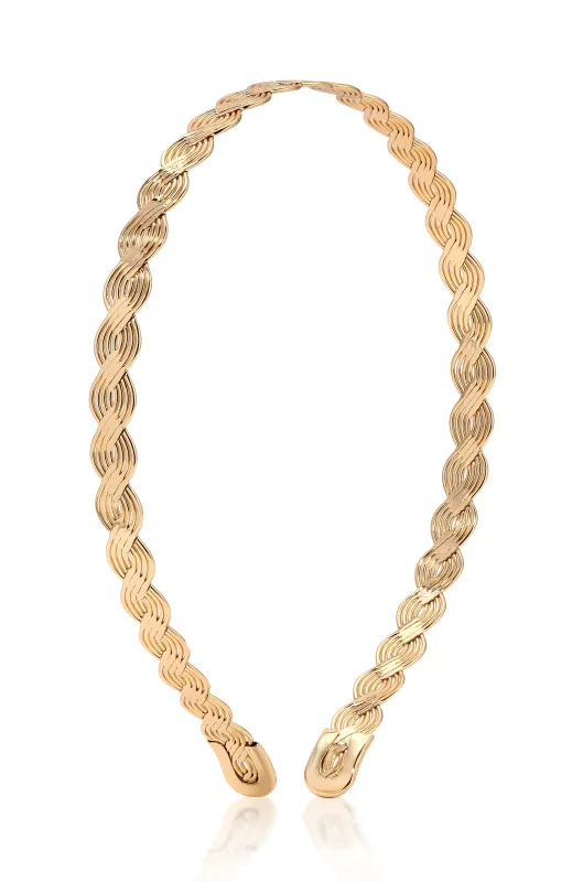 Regal Twist Headband sold by ettika