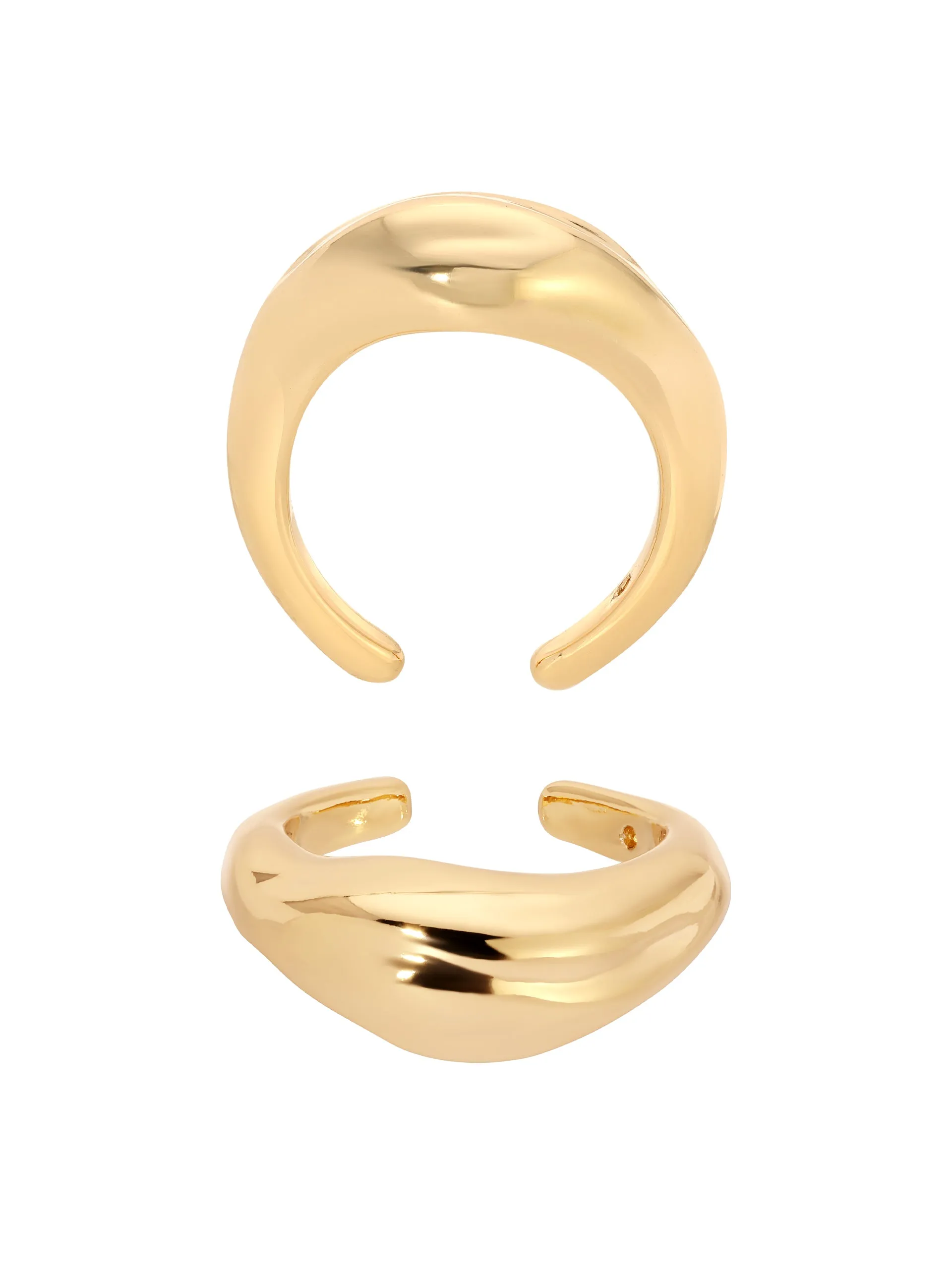 Bold Metallic Ear Cuff Set sold by ettika product image thumbnail 3