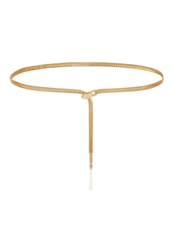 Wrap & Clip Dual-Wear Waist and Necklace Chain sold by ettika