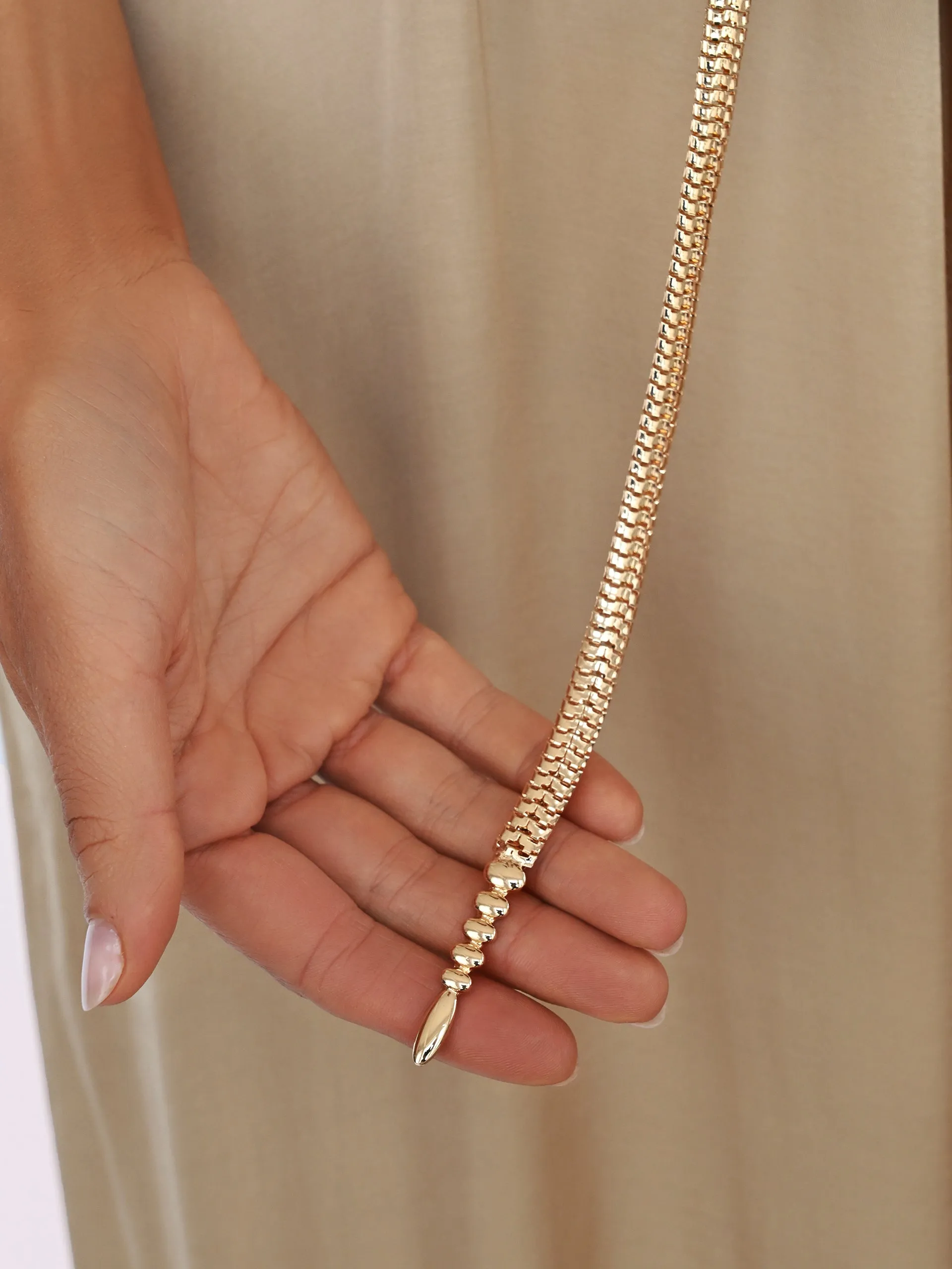 Wrap & Clip Dual-Wear Waist and Necklace Chain sold by ettika product image thumbnail 3