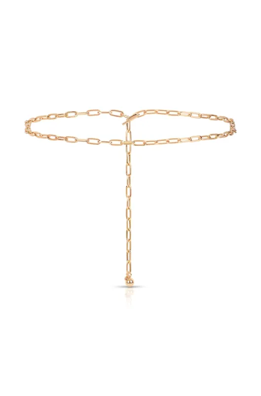 Paperclip Waist Chain sold by ettika