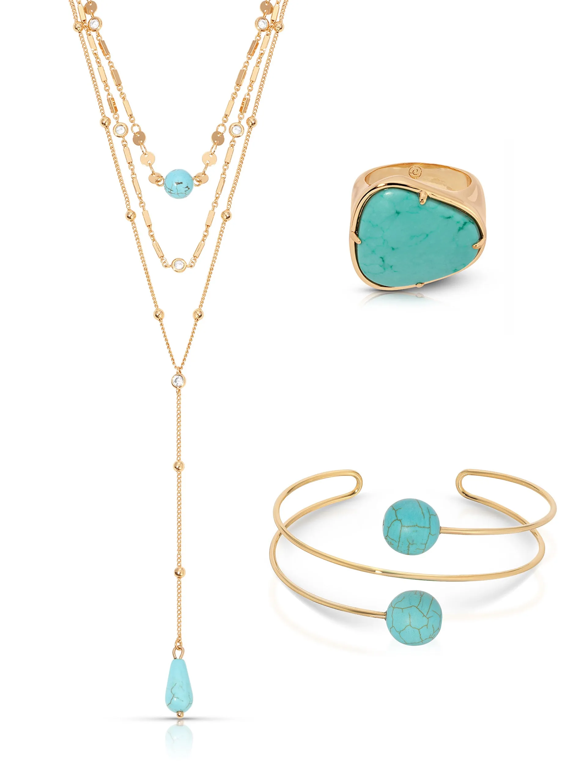 Turquoise Layers Bundle sold by ettika