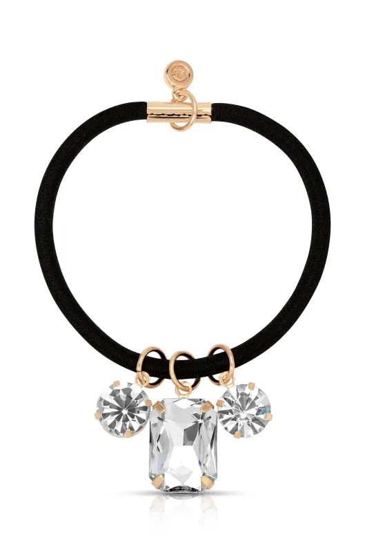 Crystal Dangle Hair Tie sold by ettika