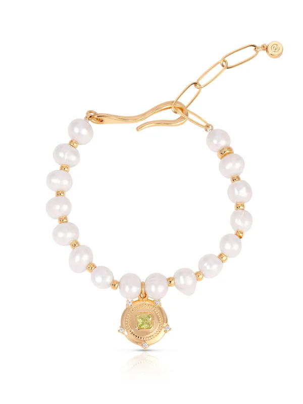 Eternal Gleam Pearl Bracelet sold by ettika