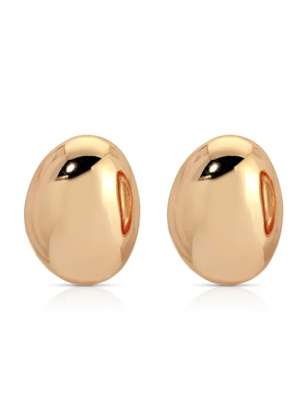 Smooth Pebble Earrings sold by ettika