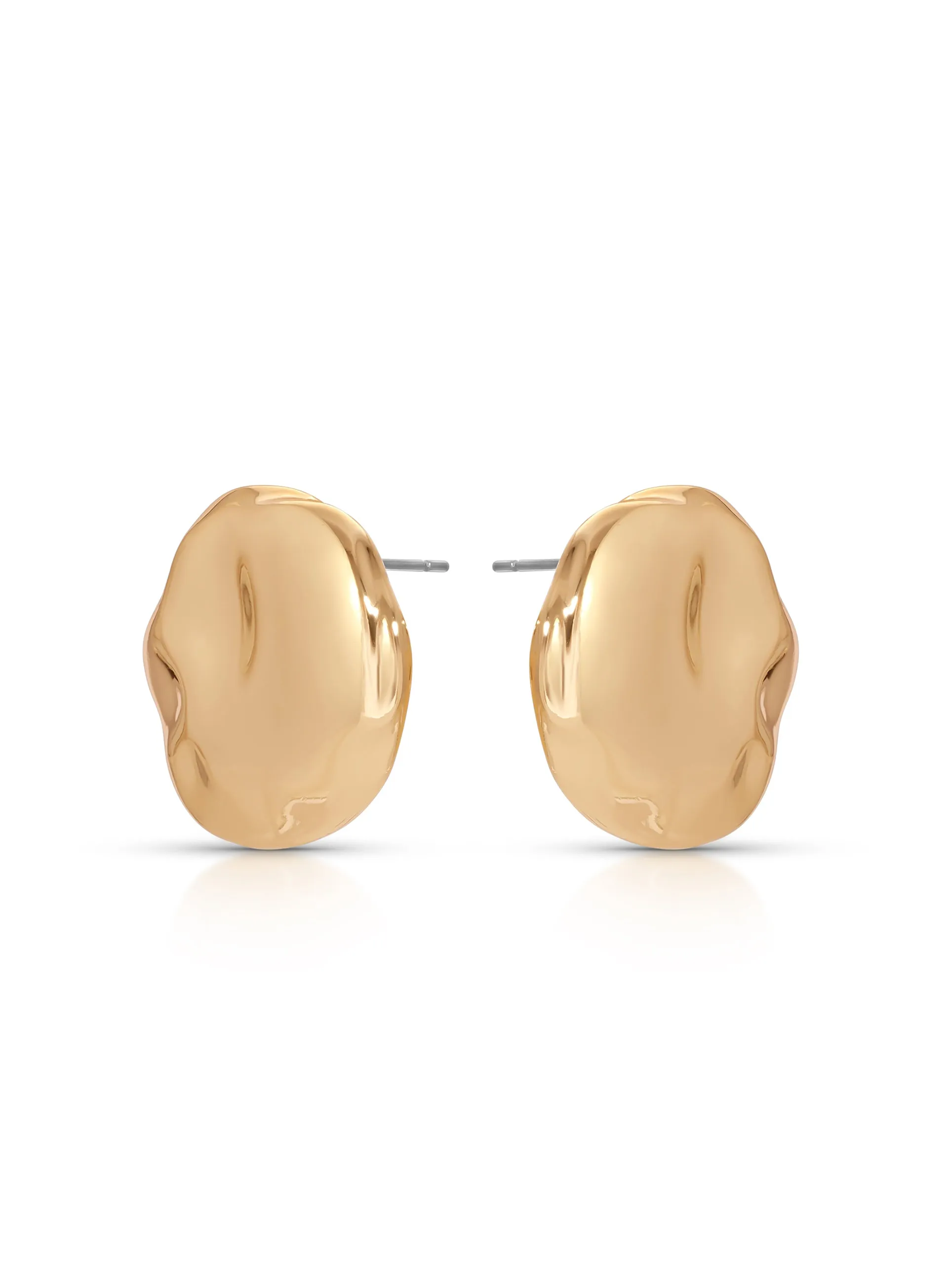 Molten Button Studs sold by ettika product image thumbnail 3