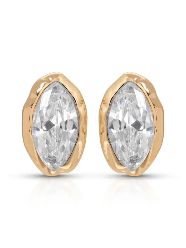 Crystal Luxe Mini Studs sold by ettika