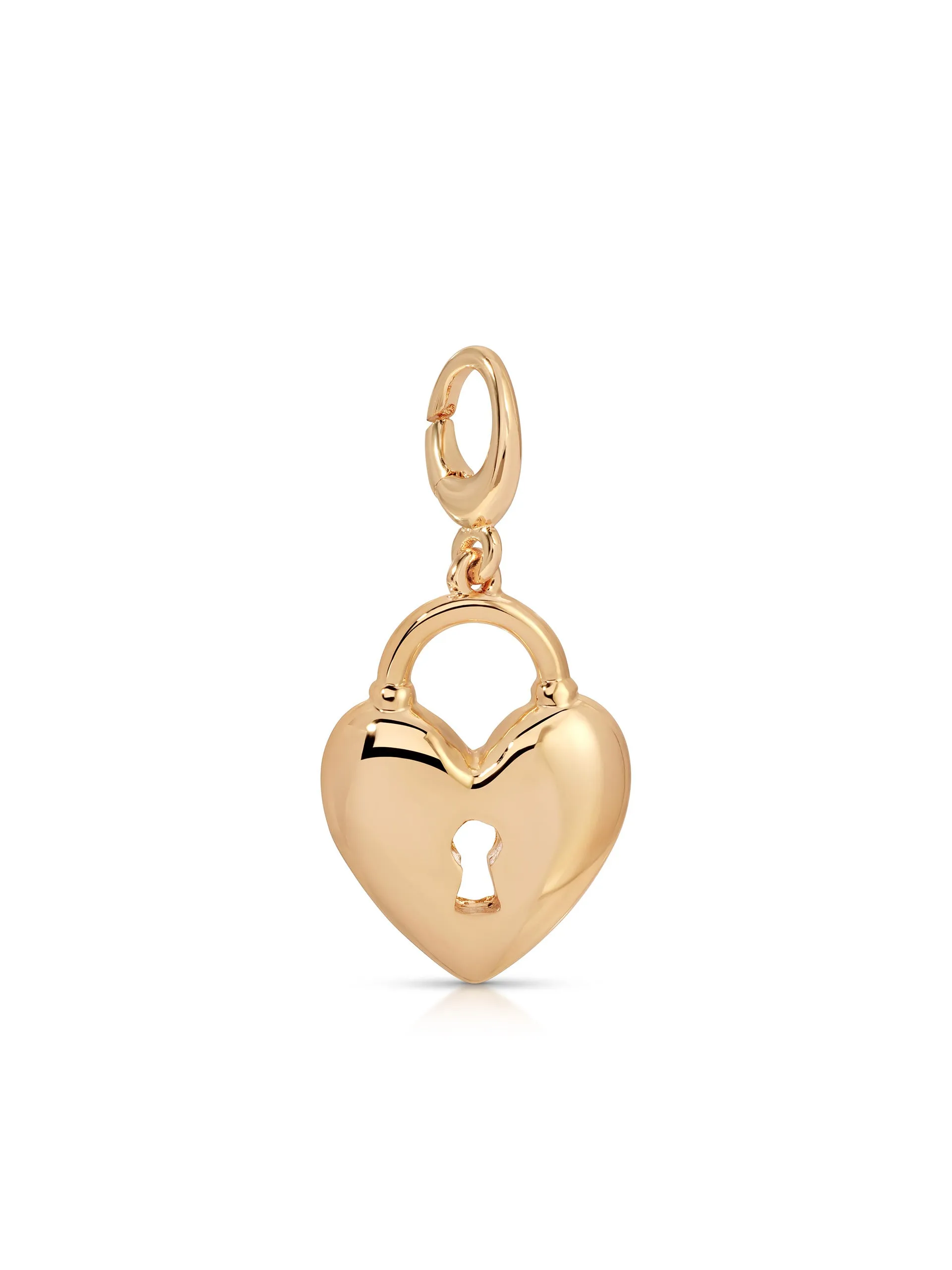 Heart Lock Charm sold by ettika