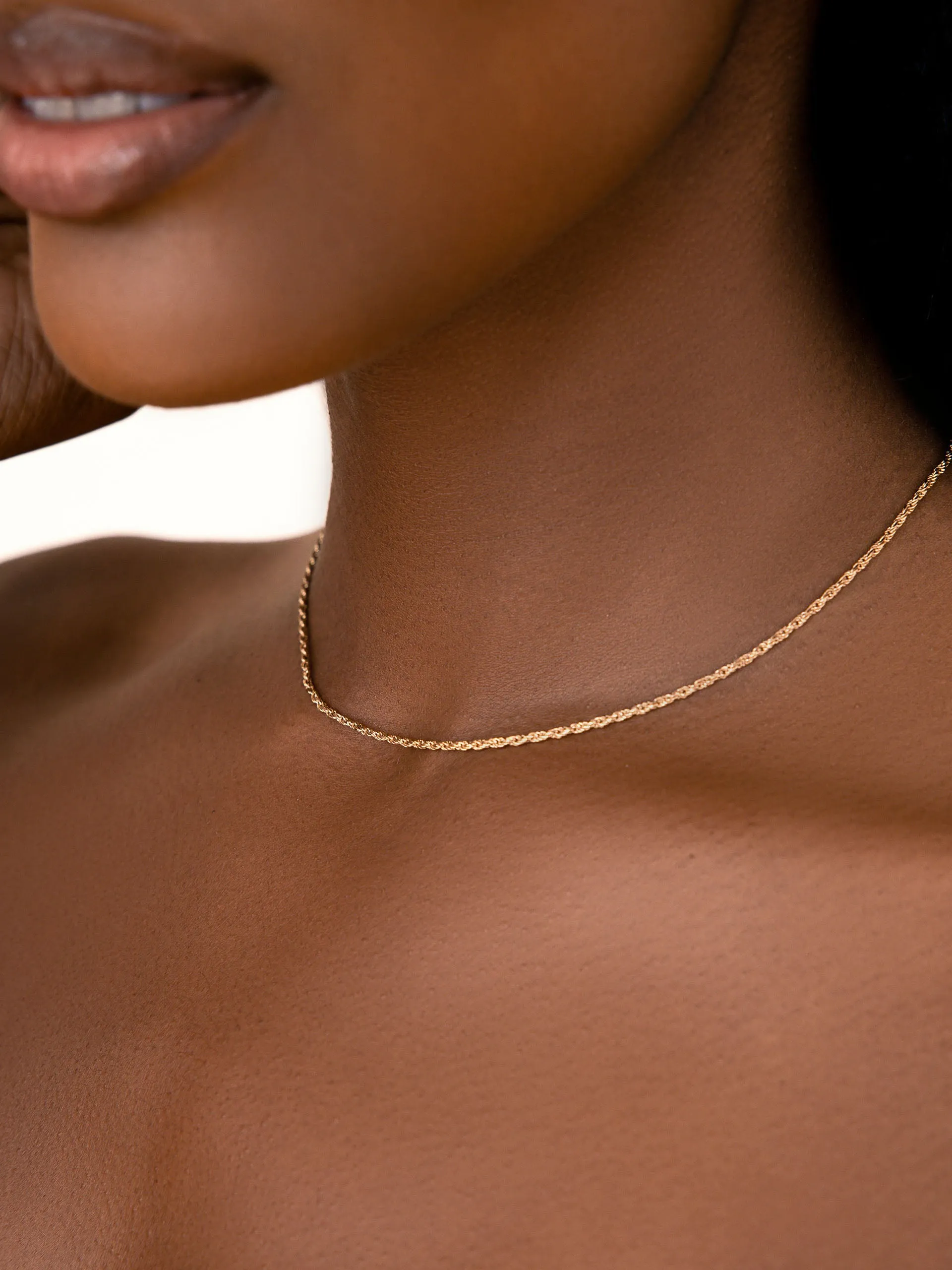 Dainty Rope Chain Necklace sold by ettika product image thumbnail 2