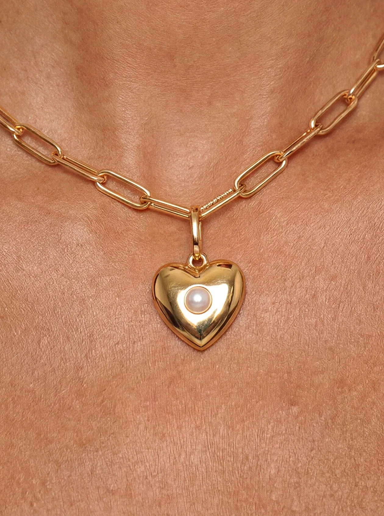 Heart Charm Necklace sold by ettika product image thumbnail 2
