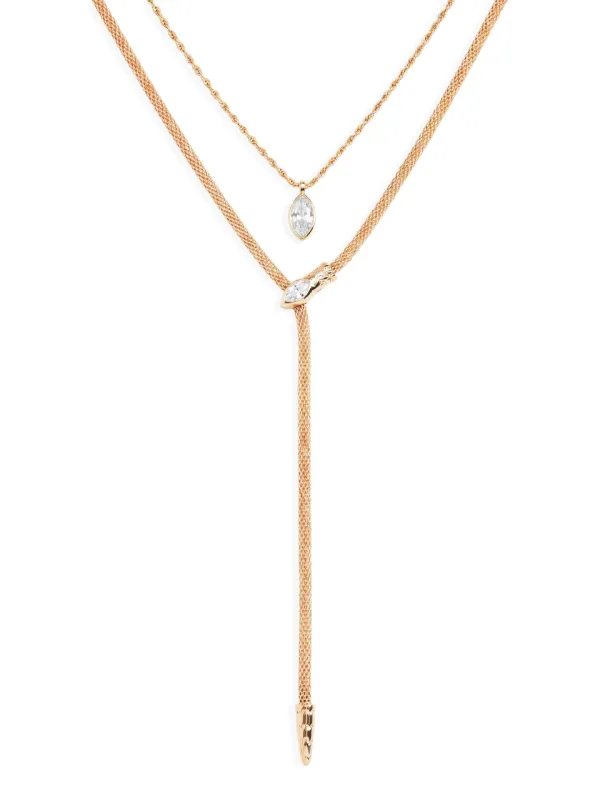 Serpentina Marquise Necklace Set sold by ettika