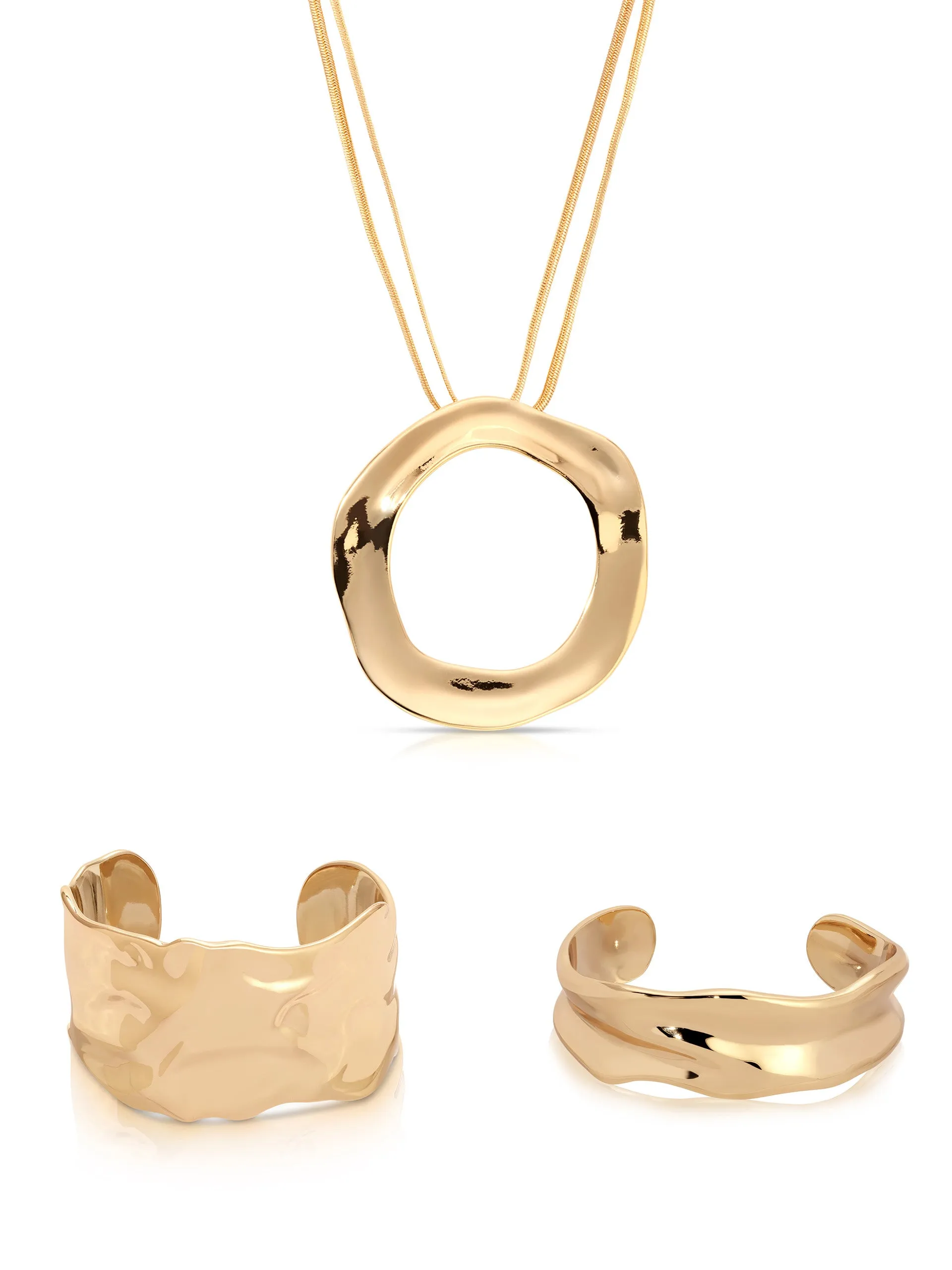 Sculptural Stack Set sold by ettika