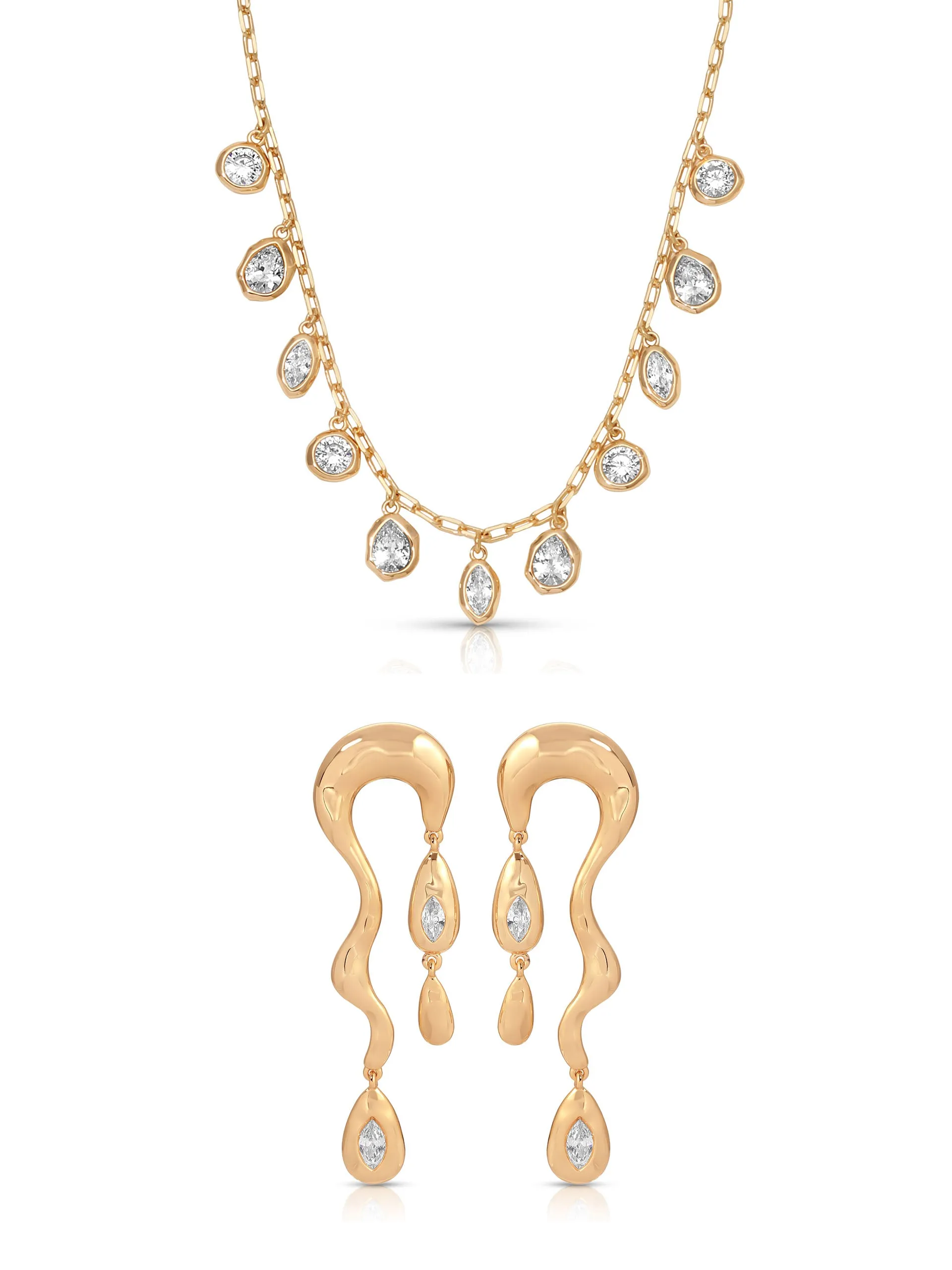 Liquid Crystal Set sold by ettika