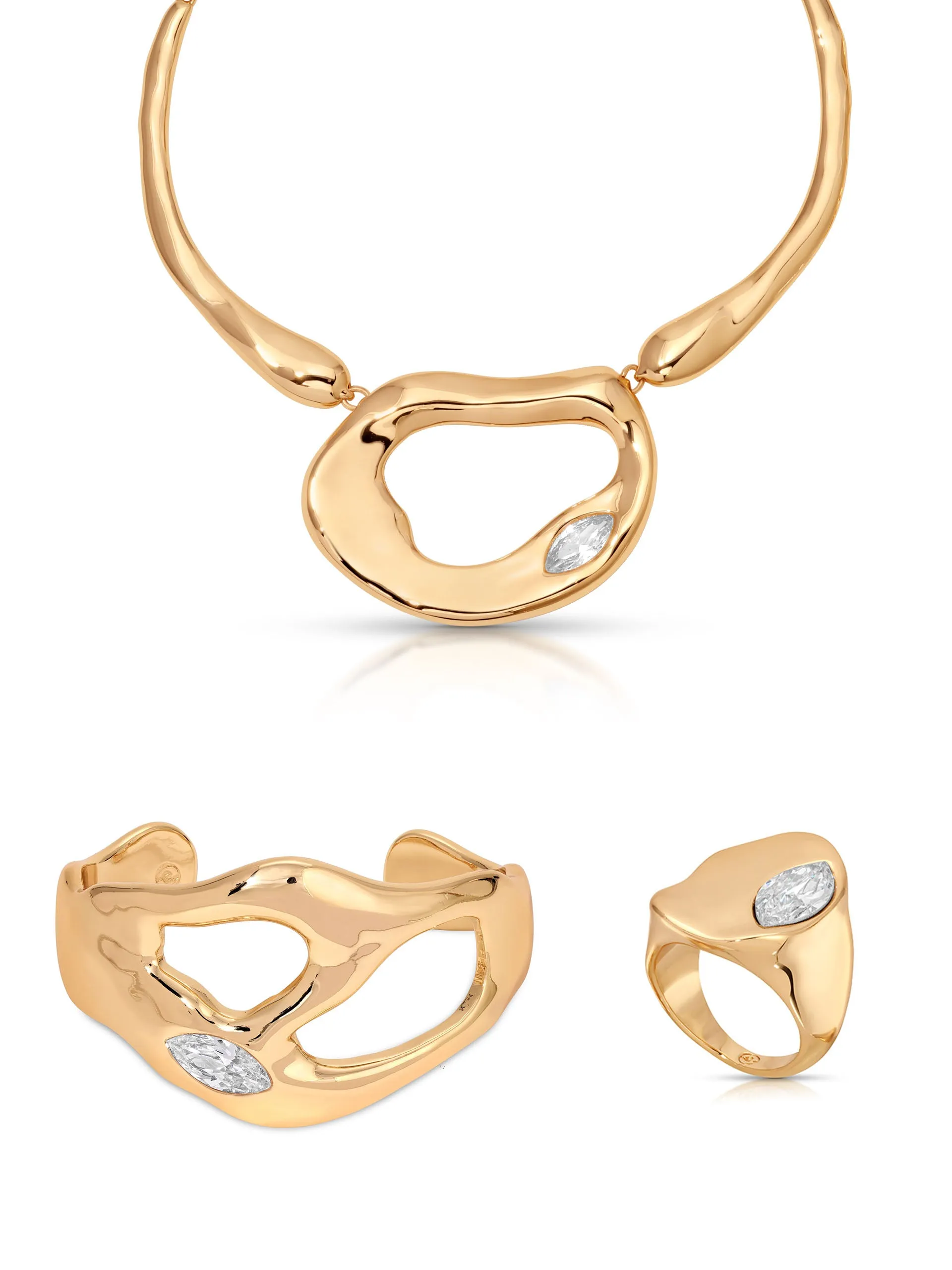 Molten Statement Set sold by ettika