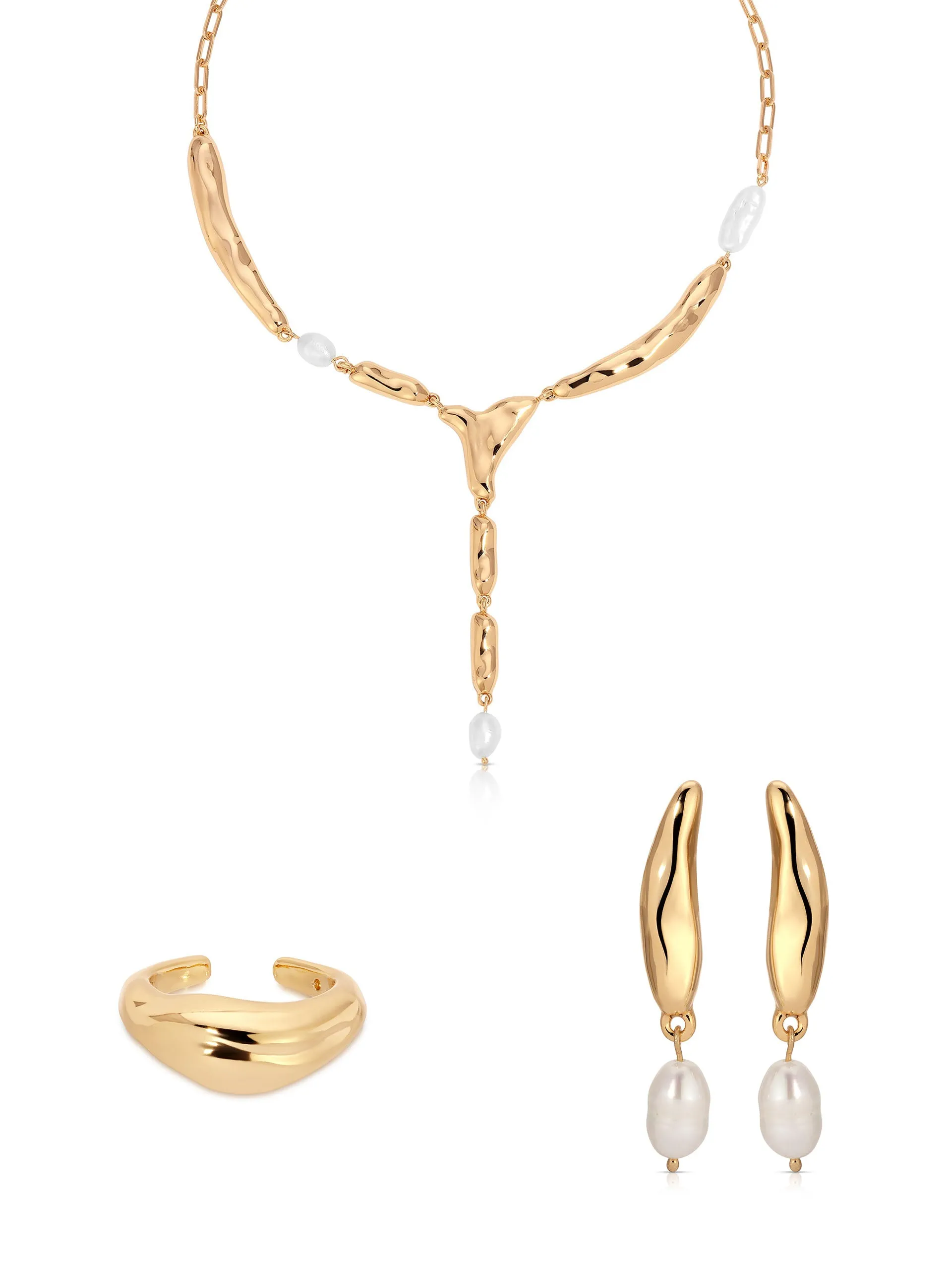 Liquid Metal Set sold by ettika