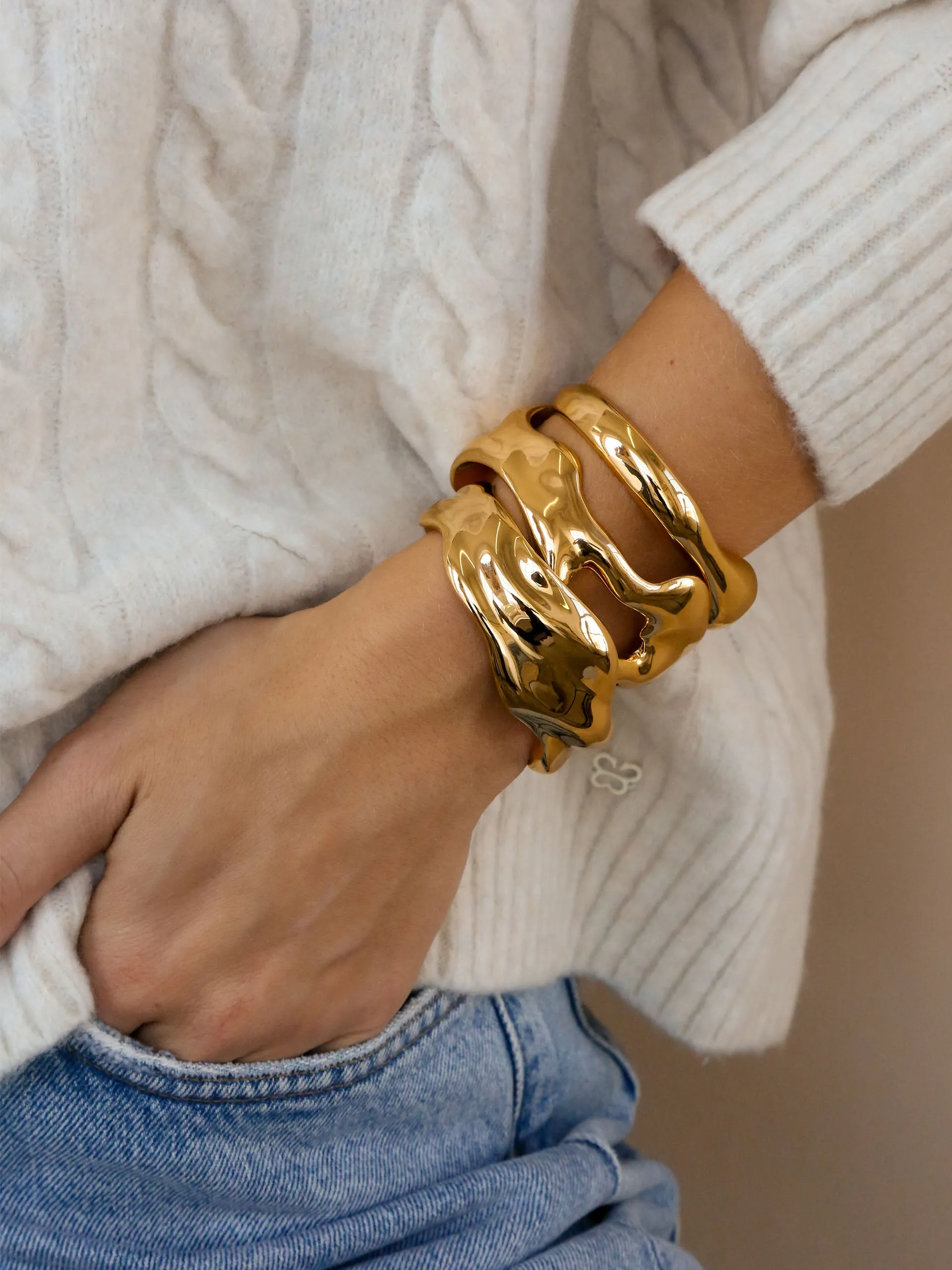 Golden Arm Party Set sold by ettika product image thumbnail 2